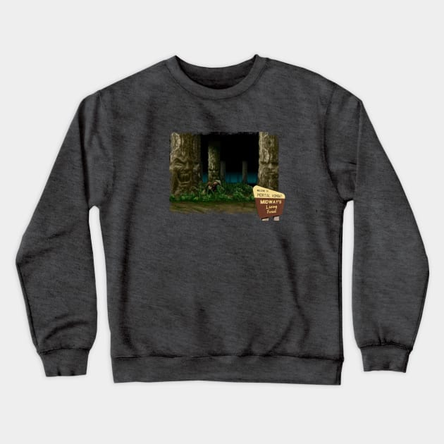 Midway's Living Forest Crewneck Sweatshirt by arcadeheroes
